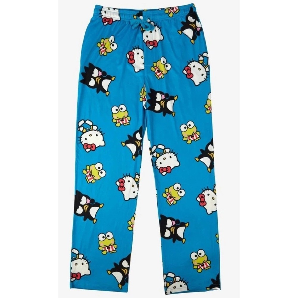 NWT Sanrio‎ Hello Kitty & Friends Pajama Pants Bottoms w/pockets 33" inseam